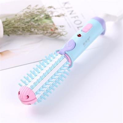 Mini elektrischer Haarglätter Reisen Lockenwickler Locken Trockner Styling Werkzeug Haarglätter Ionen Lockenstab Professionelle Heißbürste Valentinstagsgeschenk
