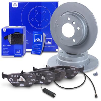 Ate Bremsscheiben +CERAMIC Bremsbeläge +Warnkontakt hinten [Hersteller-Nr. 40978599] für BMW