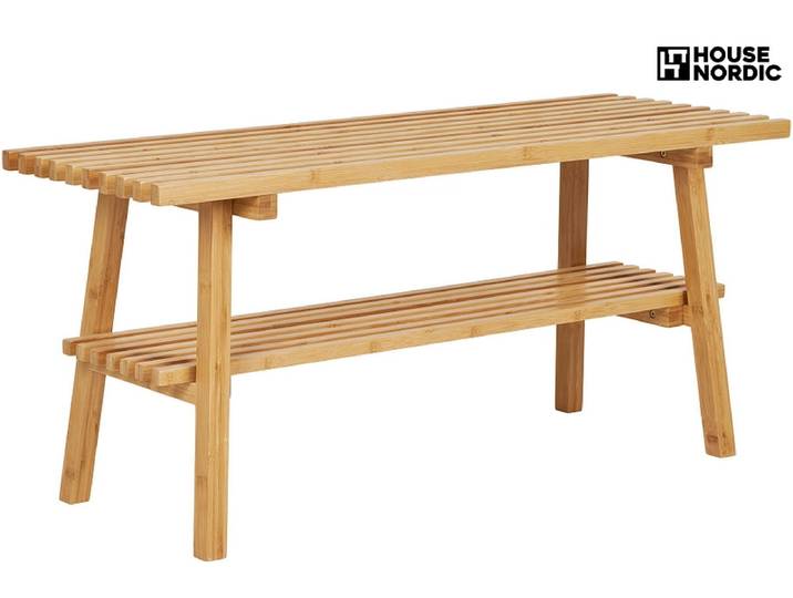 Sitzbank HOUSE NORDIC EMBER Massives Holz natürliches holz