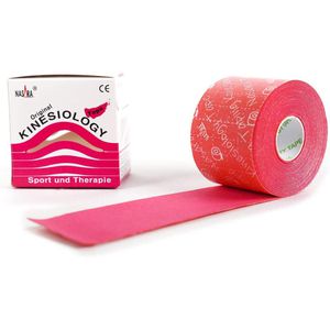Nasara Kinesio-Tape Original, pink, 5m x 5cm, wasserfest, elastisch
