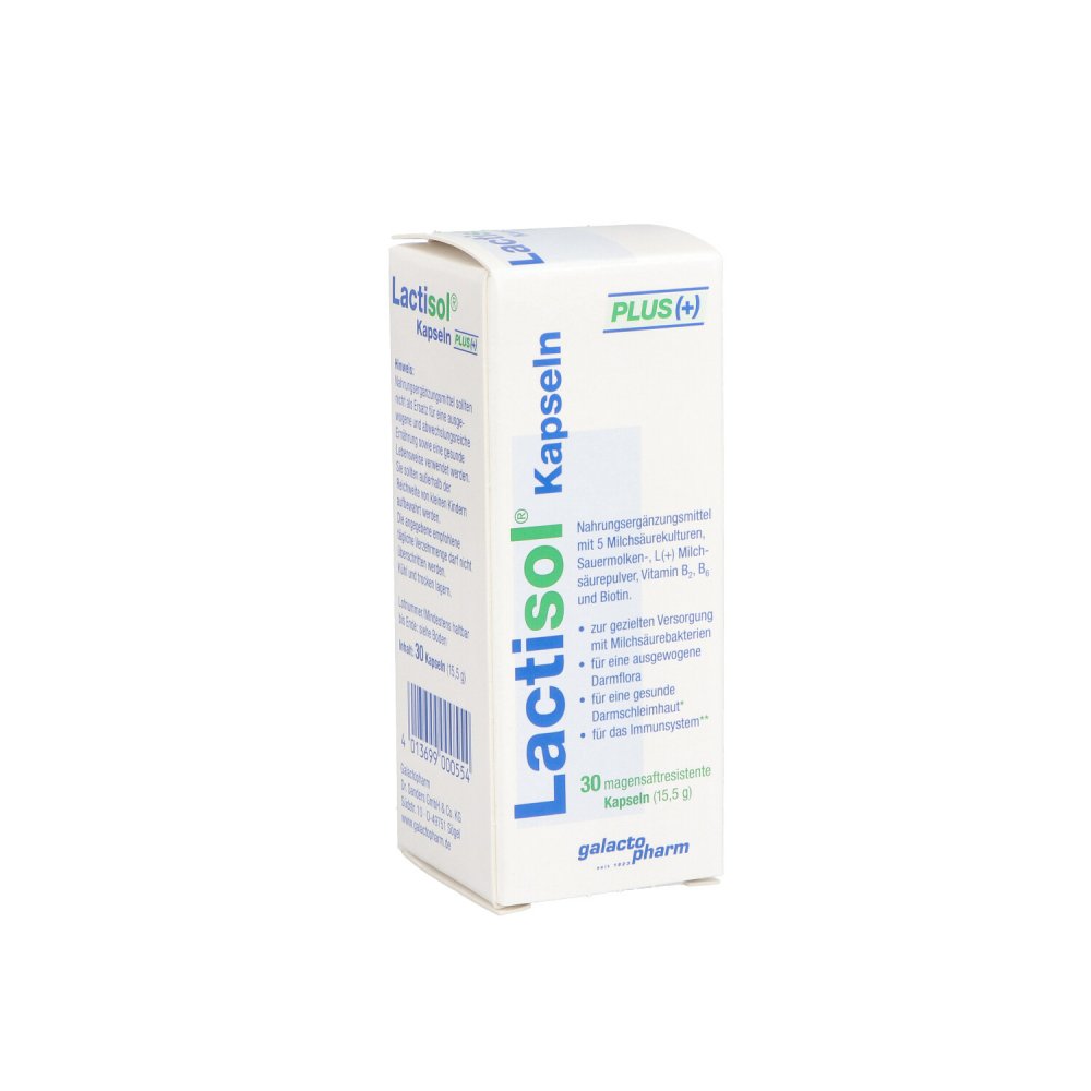 Galactopharm Dr. Sanders GmbH & Co. KG. Lactisol Kapseln Plus 13058366