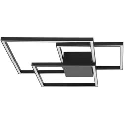 Nova Luce 9500832 Bilbao LED Deckenleuchte Schwarz
