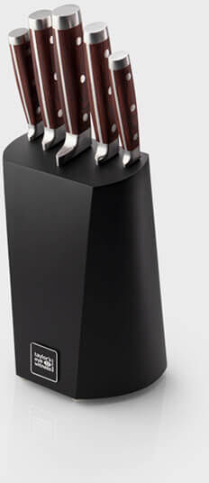 Taylor s Eye Witness Hexham Five Piece Pakkawood Knife Block Set