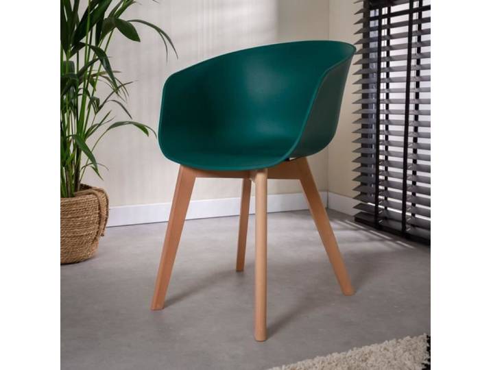 Herning Chaise Salle À Manger Scandinave Vert