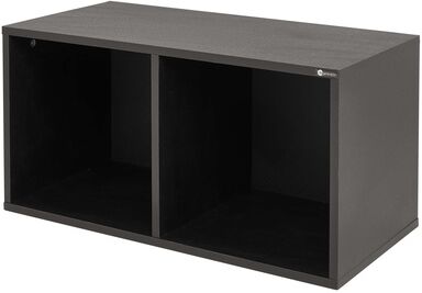 Fun Generation Vinyl Shelf Two Black Schwarz