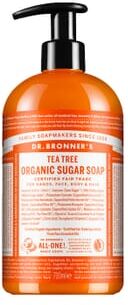 Dr Bronners Sabonete De Açúcar Orgânico De Árvore Do Chá 710 ml