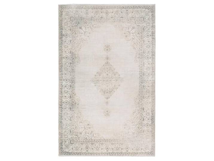 TESSO LIVING Grand Tapis de Salon Kelim Vintage 195x280 cm Sable Lavable Machine Poil Court Bohème Oeko-Tex Turquie