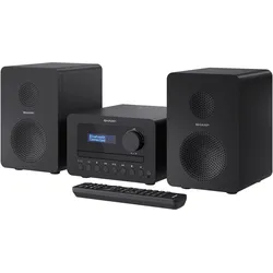 Sharp XL-B520D (CD Player, 2x 20 W), Stereoanlage, Schwarz