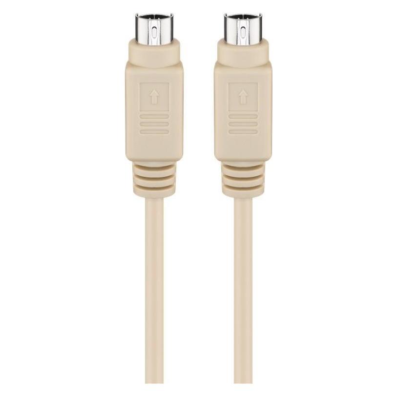 Goobay PS/2 Tastatur- / Maus-Kabel, Grau, 5 m (5 m, PS/2) (50557)