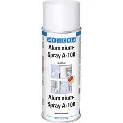 WEICON 11050400 - Aluminium-Spray A-100, 400 ml, abriebfest