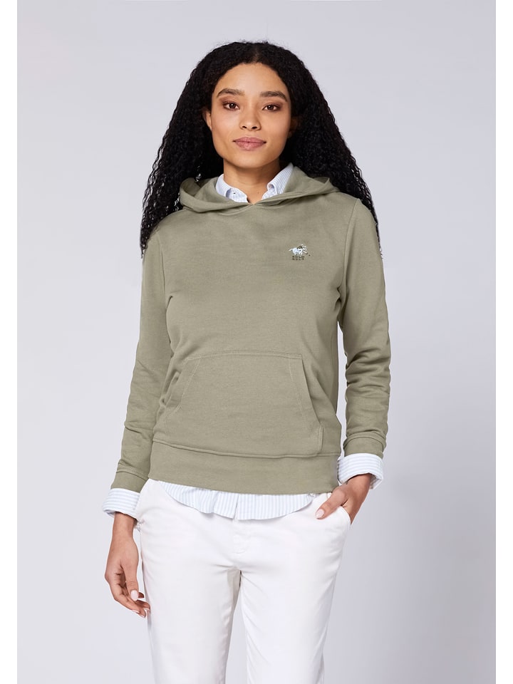 Polo Sylt Hoodie in Khaki - L
