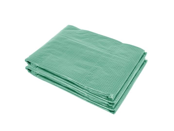 Couverture de serre tunnel Outsunny 6X3X2 m en polyéthylène avec 12 fenêtres et porte enroulable pour jardin