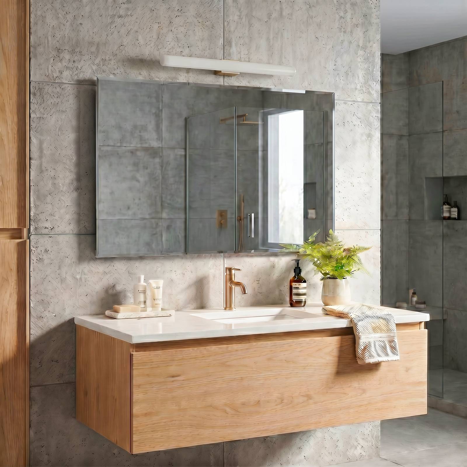 Orion Wandleuchte Visagist, bronze / altmessing, für Wohn- / Esszimmer, Metall, Modern