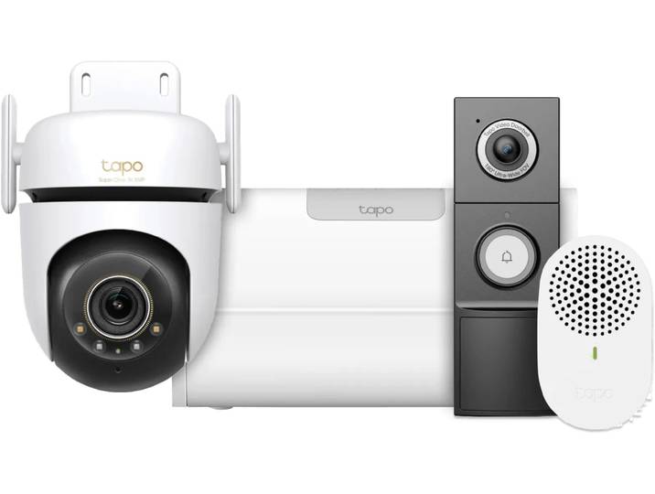 TP-Link Tapo C530WS + H500 CentralHub + D235 Smart Battery & Wired Doorbell