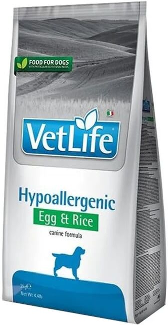 Farmina Ração Cão Hypoallergenic Vet Life Ovo 2 Kg