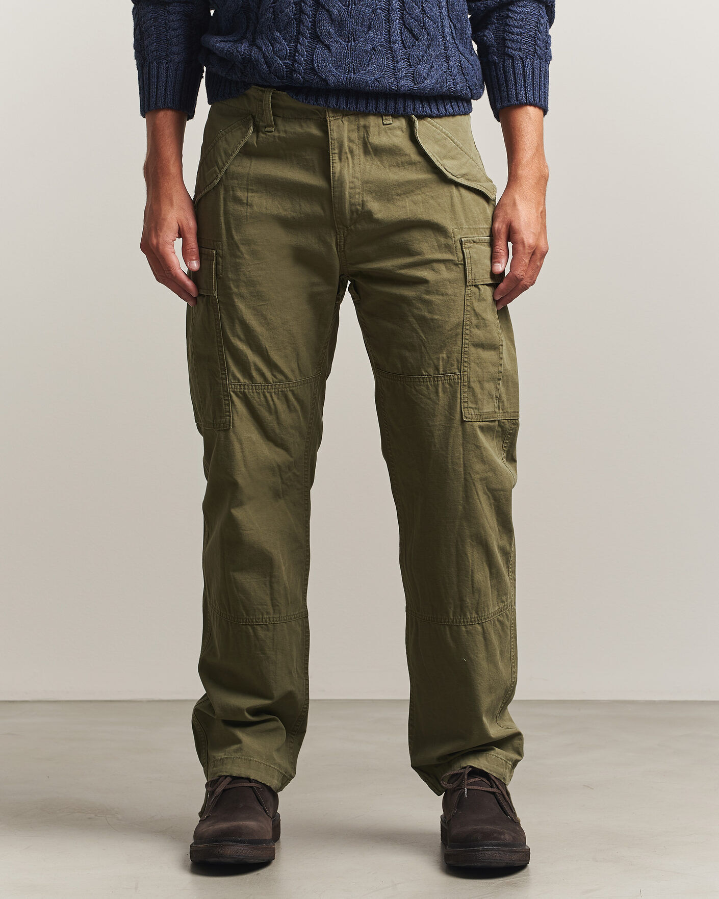 Polo Ralph Lauren Rustic Canvas Cargo Pants Outdoors Olive men W36L32 Grøn