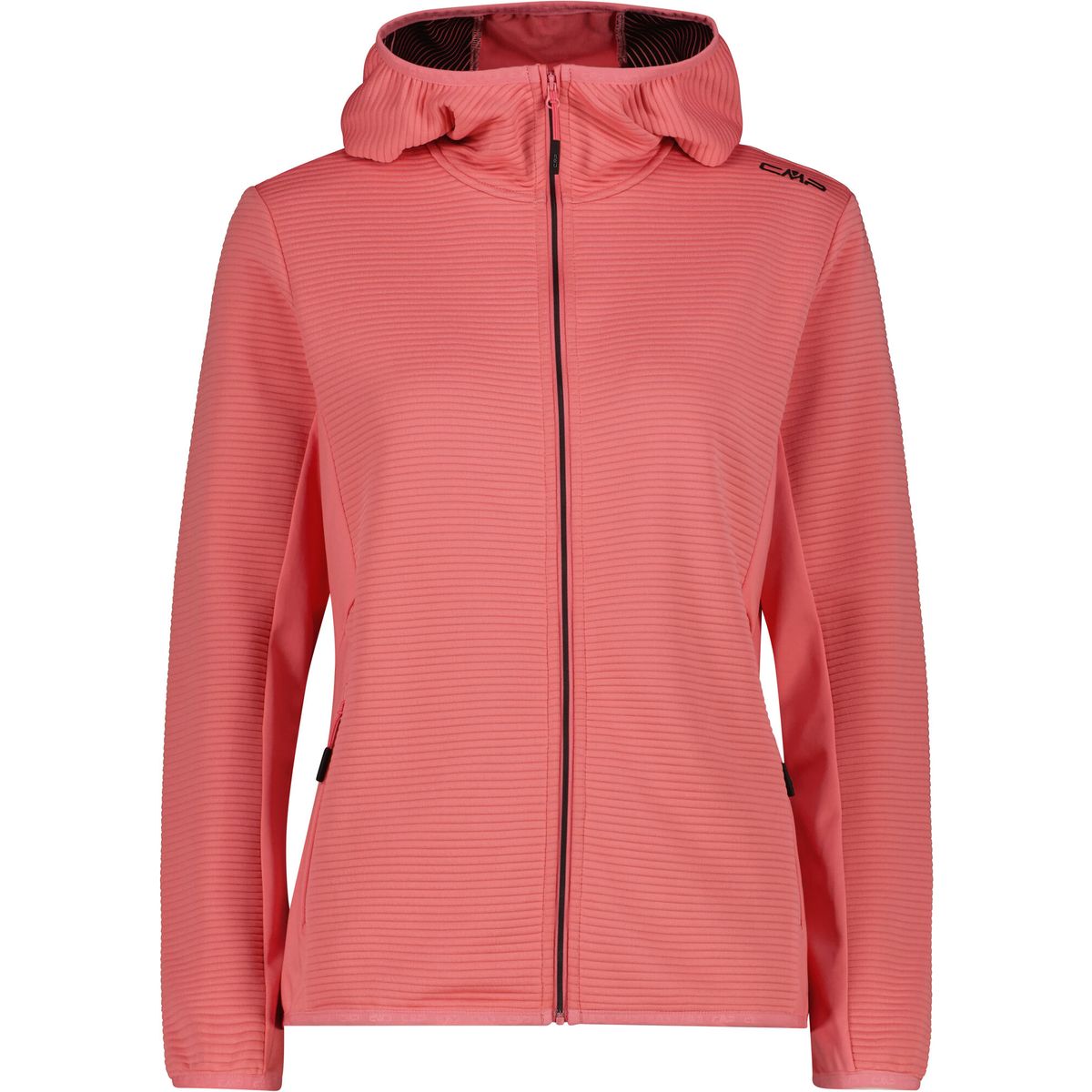 CMP Woman Jacket FIX Hood coral (B614) 38 35E6416-B614-38