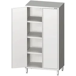 Stalgast Edelstahl Hochschrank mit Flügeltüren, 900x500x2000 mm, verschweißt