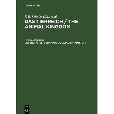 Dermaptera, Catadermaptera II, Gebundene Ausgabe von Henrik Steinmann, De Gruyter, 978-3-11-241967-0