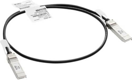 aruba R9D19A Glasfaser LWL Anschlusskabel 1.00 m Schwarz, Silber [1x SFP+ - 1x SFP+]