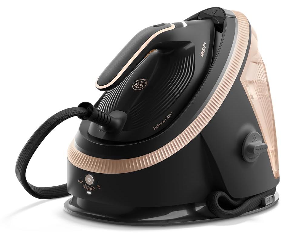 Philips Dampfbügelstation PerfectCare 7000 Serie, Schwarz, 3120 W