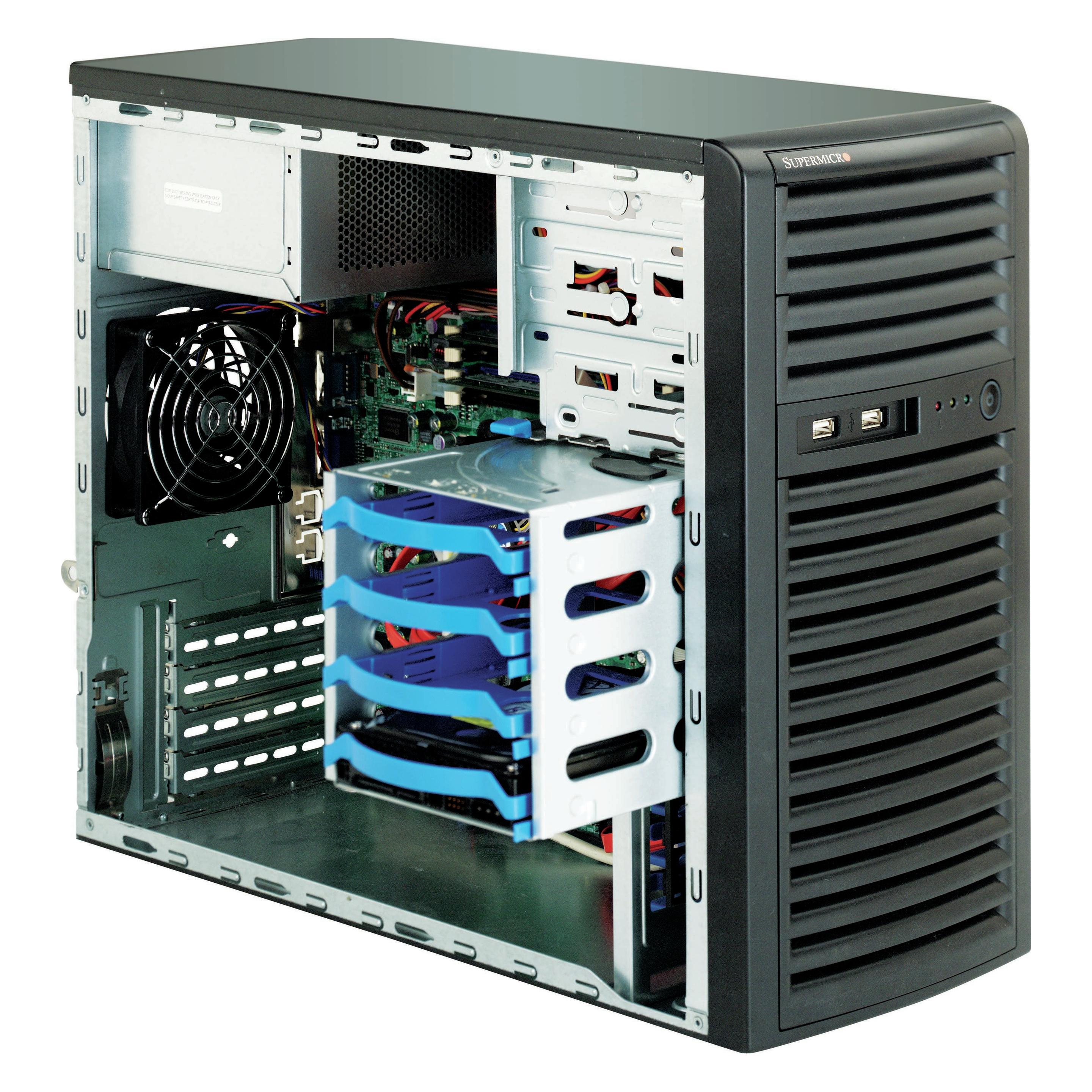 Supermicro SC731i-300B: micro-ATX Tower (mATX) (CSE-731i-300B)