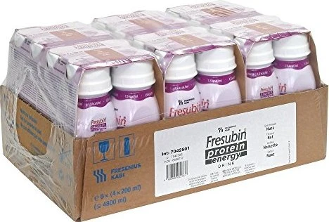 Fresubin Protein Energy Drink Nuss Trinkflasche 24x200 ml Lösung