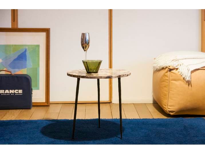 Table d'appoint en marbre Vilma