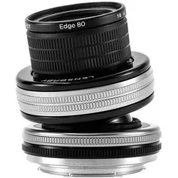 Lensbaby Composer Pro II with Edge 80 Optic for Canon RF (Canon RF, Vollformat), Objektiv, Silber