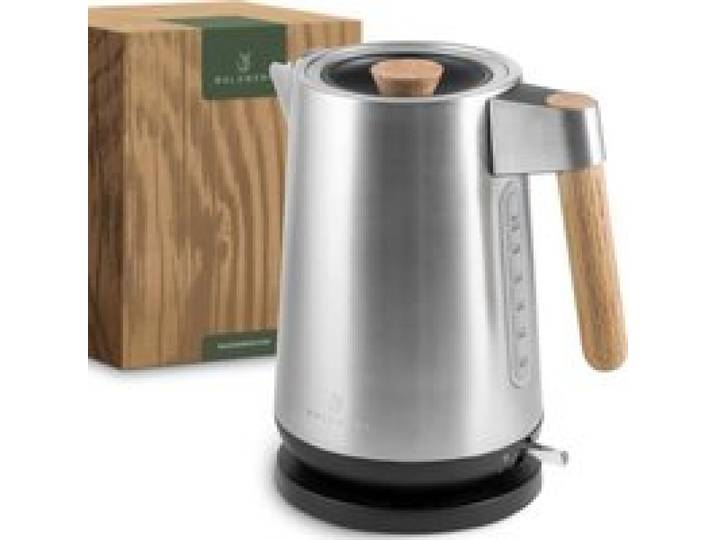 Bouilloire design WALDWERK 3000 watts 1 7L inox et bois