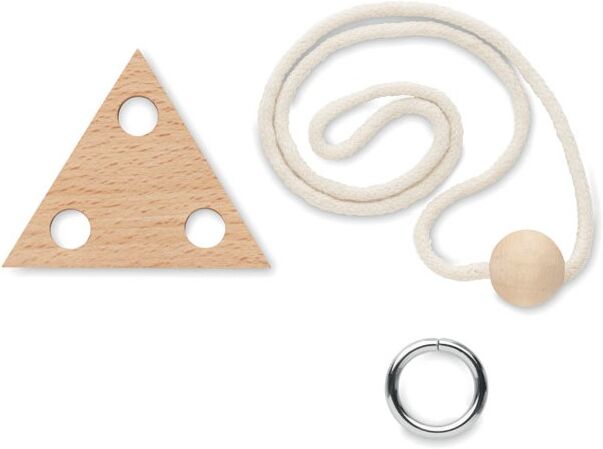 Casse-tête Triangle en Bois Personnalisé - NERVE Bois