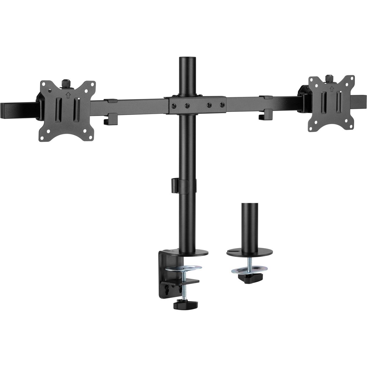 InLine Tischhalterung, für 2x LCD-/LED-Display bis 81cm (32"), nebeneinander, max. 9kg