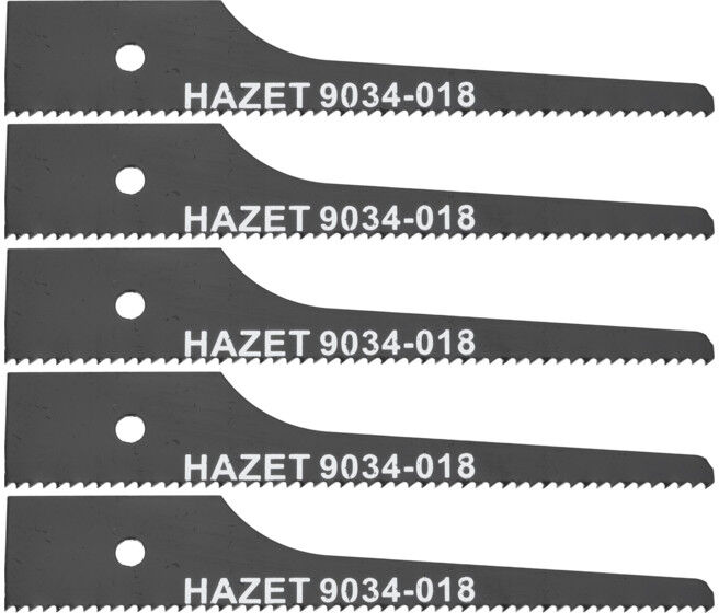 Jeu de lames de scie sauteuse HAZET 9034P-018/5 (9034P-018/5)