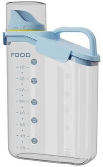Useful Little Things Airtight Food Storage Container For Grains Pet Food Snacks And Dry Goods blue 95 Oz