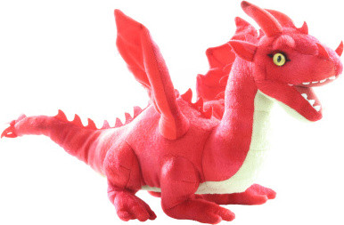 Uni Toys Pluche draak, 30 cm