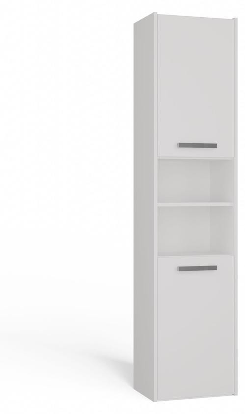 Topeshop S40 BIEL Opbergkast voor de badkamer, wit