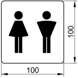 Keuco Türschild Plan 14971, 14971010000