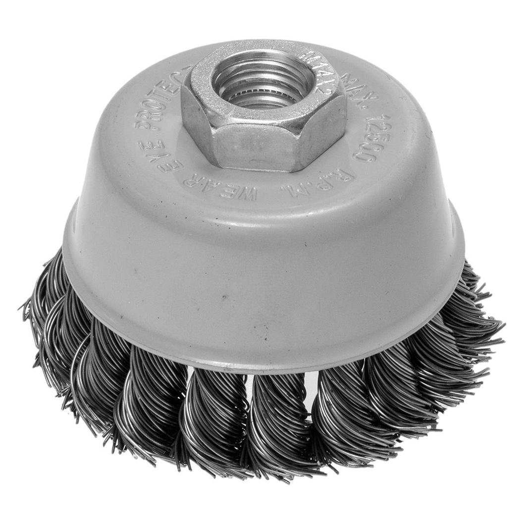 Graphite 70 mm Drahtbürste, gedrehter Stahldraht, M14 (60098060)