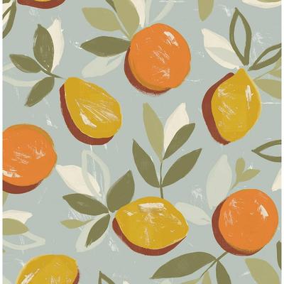 NextWall Fruit Toss Peel and Stick Wallpaper