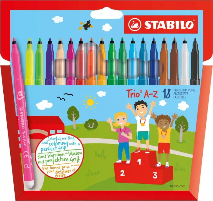 STABILO Trio A-Z PAW Patrol - 18er-Set - mit PAW Patrol-Aufdrucken