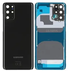 Samsung Battery Cover für G985F, G986B Galaxy S20+ - cosmic black (Samsung Galaxy S20 5G, Samsung Galaxy S20+), Smartphone Hülle, Schwarz