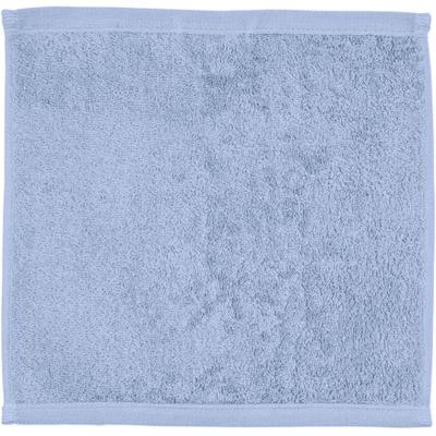 Seiftuch ROSS "Vita 4004", blau (himmelblau), B:30cm L:30cm, Frottier, Handtücher