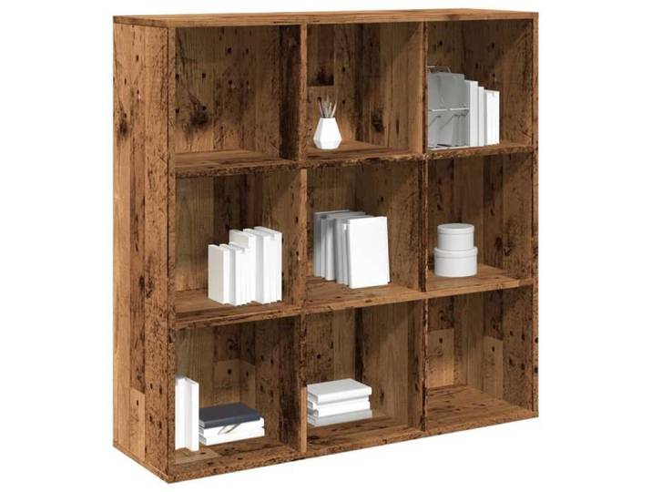 Armoire à livres vieux bois 98x29x97 5 cm écran de confidentialité étagère à livres étagère de rangement 855968