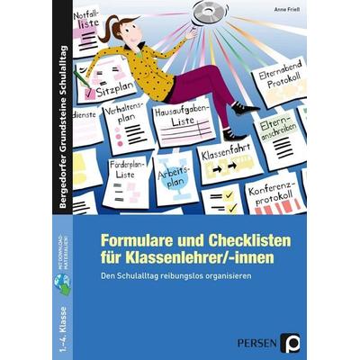 Formulare und Checklisten für Klassenlehrer, Set von Anne Friess, Persen Verlag in der AAP Lehrerwelt GmbH, 978-3-8344-2672-7