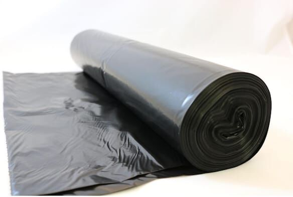 PlastsÃ¤ck LLD R70% 125L 40my svart 25/rl