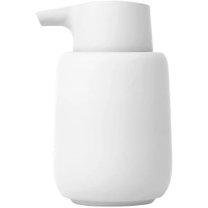 Blomus Seifenspender Sono White, 66273, stehend, Keramik, weiß, 250ml