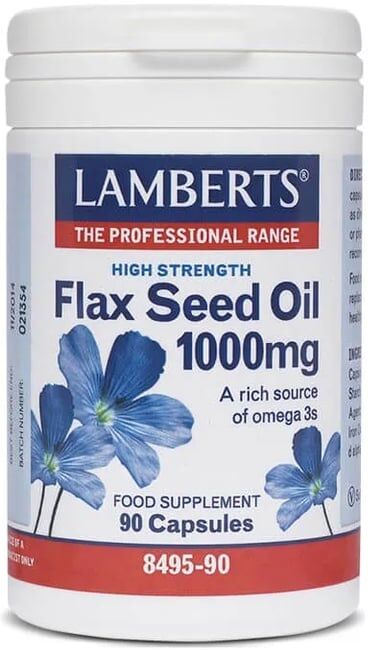 Lamberts ÓLEO DE SEMENTES DE LINHO 1000mg 90 Caps