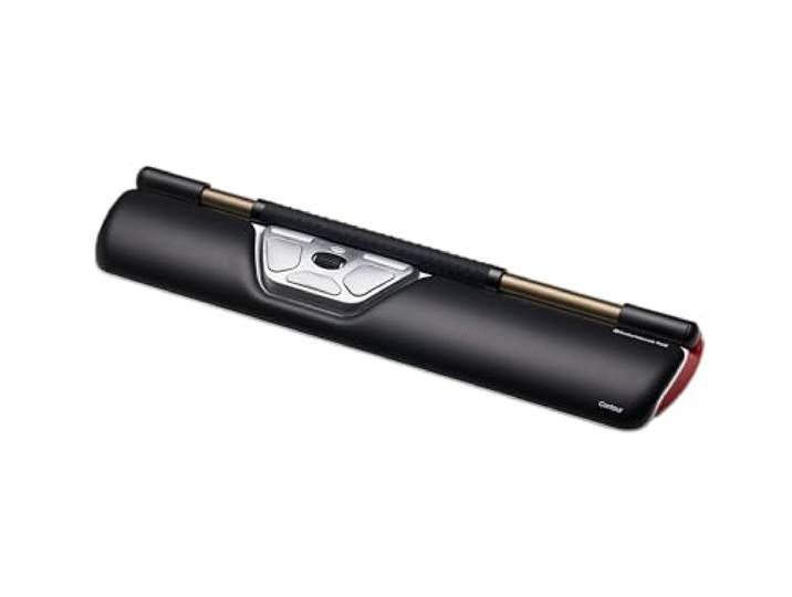 Contour RollerMouse Rode Ergonomische Muis voor Schouder Onderarm Pols Spanningsverlichting RSI Carpaal Tunnel Gecentreerde Rollerbar 6 Aanpasbare Knoppen Mac/PC Compatibel - Draadloos - Normaal