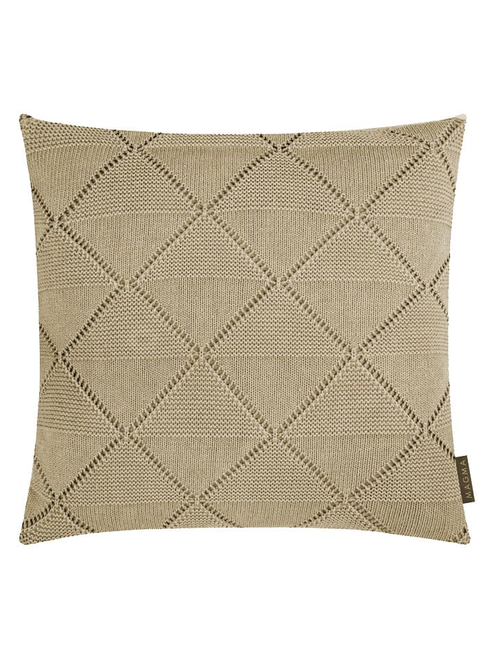 Magma Heimtex Kissenhülle "Purl" in Taupe - (L)50 x (B)50 cm - onesize