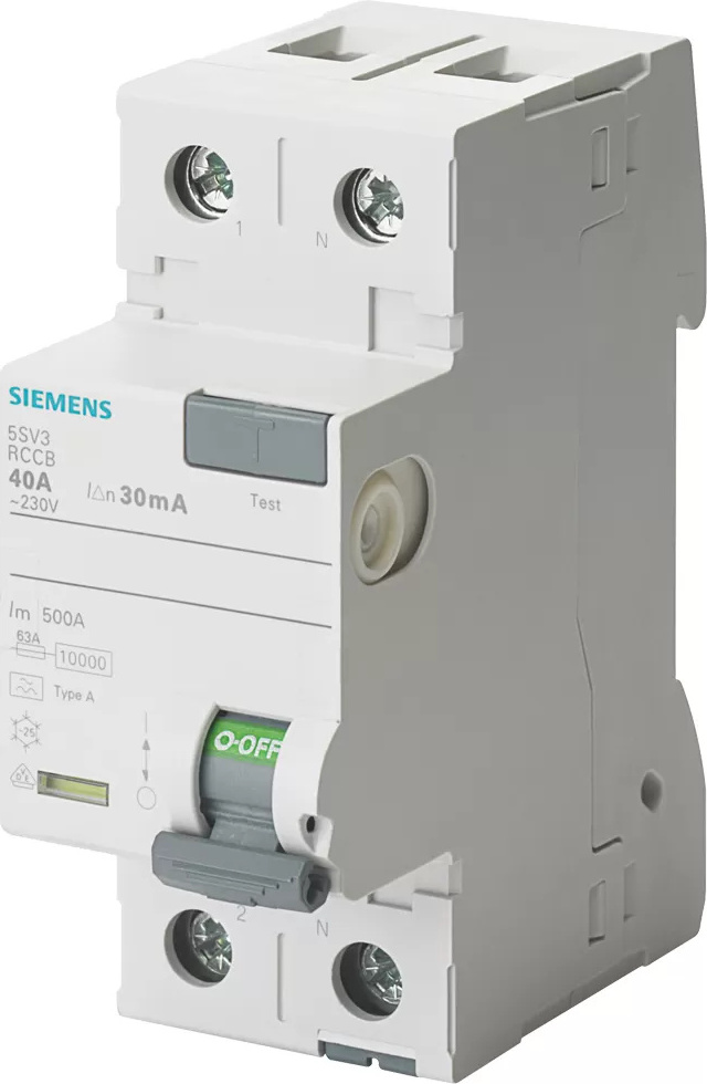 Siemens Elektroinstallation, 10 A, IP20